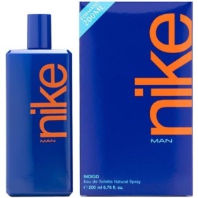 NIKE - Indigo, Colonia Hombre, 200 ml, Perfume Formato Spray, Eau de Toilette Natural y Masculina, Aroma Amaderado, Fragancia