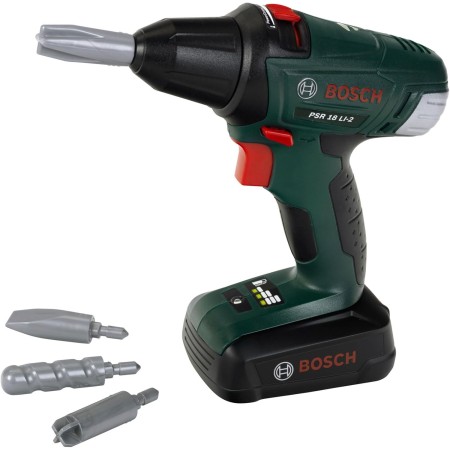Theo Klein 8567 Bosch Cordless Screwdriver I Battery-Powered Screwdriver with Rotating and Interchangeable Bits I Light and