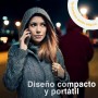 RINGUARD - Alarma Personal para Mujeres - Ring Alarm con Sonido Alta Potencia (135 db) y Flash Intenso e Intermitente - Llavero