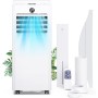 Portable Air Conditioner 7000 BTU, Cooling/Fan/Dehumidification/Sleep Mode 4 in 1, Touch/Remote Control, 24h Timer, 360° Wheels,