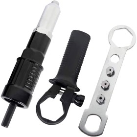 Remachadora eléctrica Binghe Remachadora, Adaptador de Pistola Remachadora, Remachadora para Taladro, Remachadora Bateria con