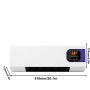 Air Conditioners for Rooms - 2000W Remote Control Wall Mounted Air Cooler - Winter Warmer, Small Multifunctional Refrigerators,