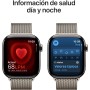 Apple Watch Series 10 GPS + Cellular Smartwatch con Caja de Titanio Pizarra de 46 mm y Correa Deportiva Negro - Talla S/M.