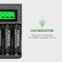 POWEROWL Cargador Rápido de Pilas con 4 Piezas AA 2800mAh Pilas Recargables y 4 Piezas AAA 1000mAh Ni-MH Baterías Recargables