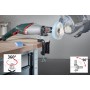 wolfcraft Soporte combinado, aluminio fundido, giratorio I 4800000 I Práctico soporte para taladros en cualquier posición