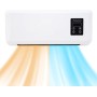 Nybhyjka Split Air Conditioning And Heating,Portable Heating & Cooling Combo Unit - Ductless and Windowless Heat Pump with Wall