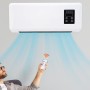 Nybhyjka Split Air Conditioning And Heating,Portable Heating & Cooling Combo Unit - Ductless and Windowless Heat Pump with Wall