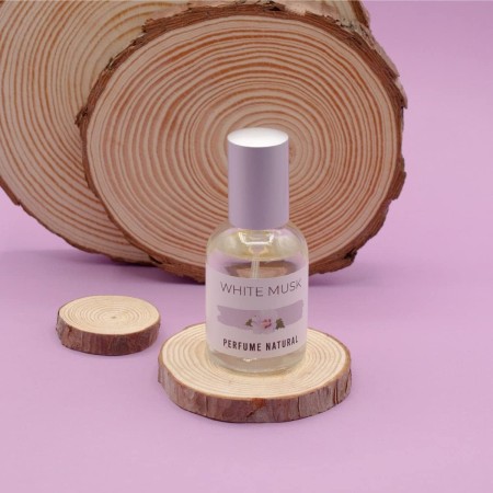 Perfume Pulverizador White Musk 50ml Labnatur. Notas florales y frescas. Aroma en Spray para la Piel. Fragancia Duradera.