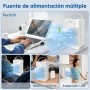 Quiet Portable Air Conditioner, 1100 ml Portable Air Cooler, Mini Condizionatore d'aria with 3 Fan Speeds, 3 Misting Modes for