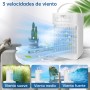 Quiet Portable Air Conditioner, 1100 ml Portable Air Cooler, Mini Condizionatore d'aria with 3 Fan Speeds, 3 Misting Modes for