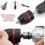 Portabrocas de Taladro Rápida 1,5-13mm, Rosca 1/2'' 20UNF Accesorios Taladro, Portabrocas con 1/4'' Hex, 1/2'' Llave de Impacto