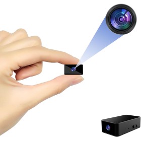 Cámara Espía, Mini Cámara Espía Oculta - Micro Cámara, Portátil, con Función de Detección de Movimiento, Monitoreo de Seguridad