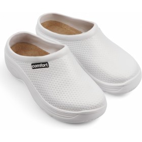 CHILLIFE Zuecos Sanitarios de Trabajo, Hospital, Jardín, Cocina, Zapatillas Mujer, Punta Cerrada, Fabricado en Portugal