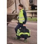 WORKTEAM Chaleco Acolchado Reversible Alta Visibilidad y Cintas Reflectantes Discontinuas. Chaleco Trabajo Multibolsillos.