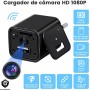 Cargador USB Full HD para cámara Oculta con Tarjeta TF de 64 GB y grabación en Bucle | Cargador de teléfono pequeño y Discreto