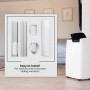 Mc HAUS ARTIC-100 - Portable Air Conditioner 3 in 1: Cold, Fan and Dehumidifier, 7000 BTU/h, Remote Control, Low Consumption,