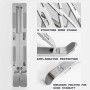 AiTodos® Soporte para Computadora Portatil, Aleación de Aluminio, Antideslizante, Soporte Portátil Plegable, Ventilación y