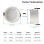 Tuya Zigbee/ DALI/ Matter/5 CCT commutable empotrado antideslumbrante 
