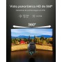 COOAU 4G LTE Cámara Vigilancia Exterior con Sim, 2K 3MP QHD Camara 4G Solar sin Cable con Batería, PTZ 355°/90°, Visión