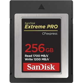 SanDisk 256GB Extreme PRO tarjeta CFexpress Type B Grabación de vídeo RAW 4K + RescuePro Deluxe hasta 1700 MB/s