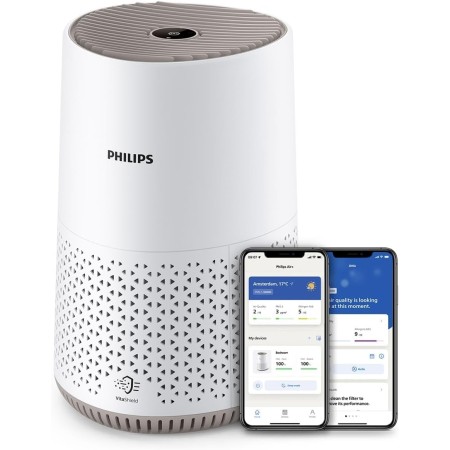 Philips Air Purifier Series 600, Energy Efficiency, Smart Sensor, Ideal for Allergies, HEPA Filter 99.97%, Covers Up to 44 m²,