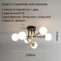 Lámpara de techo Led Simple y moderna, iluminación dorada para sala de