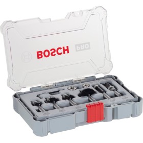 Bosch Professional Set de Brocas Fresadoras para Recortes y Bordes de 6 Piezas (para madera, vástago de Ø 8 mm, Accesorios