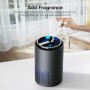 QEXREED Home Allergy Air Purifier, High Efficiency HEPA Filter, 3 Speeds and Timer, Removes Allergens and Particles, Black