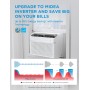 MIDEA Penguin Portable Air Conditioner 3 in 1 | 3000 Fridges / 12000 BTU | Quiet Air Conditioner 43 m² – Dehumidifier Fan Air