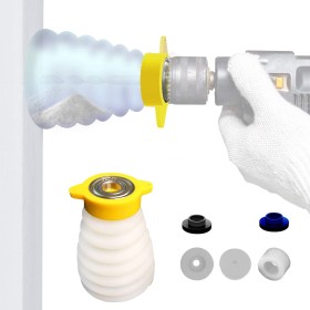 Recoge Polvo Taladro,Colector de Polvo de Taladro Electrico Caucho estirable Colector de Polvo para Taladro,Eléctrico Taladro