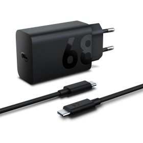 Lenovo Cargador de Pared USB-C de 68 W para Tablets (Carga Rápida, Protección contra Sobrecarga, Sobrevoltaje y Cortocircuitos),