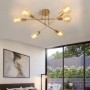 Luces de techo LED modernas, lámparas de techo LED industriales de hie