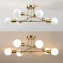 Luces de techo LED modernas, lámparas de techo LED industriales de hie
