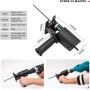 Kit de Accesorios para Sierras de Sable para Taladro Inalámbrico con Hojas para Sierras Caladoras de Corte de Madera Y Metal