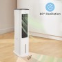 Midea 4 in 1 Air Cooler, 5L Water Cooling Fan, Humidifier and Ionization, Air Conditioning without Exhaust Hose, 355m³/h, with