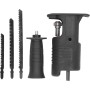 Kit de Accesorios para Sierras de Sable para Taladro Inalámbrico con Hojas para Sierras Caladoras de Corte de Madera Y Metal
