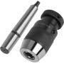 EFUTURETIME Portabrocas MT2, B18, 1-16mm, con Mandril Cónico MT2, Portabrocas sin Llave MK2 para Torno Taladradora Taladradora