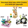 LEGO Creator 3 en 1 Gato Juguetón Transformable en Perro de Juguete o Paloma, Juego con Animales, Figuras Articuladas, Regalo de