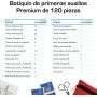 Active Era Kit de Primeros Auxilios Premium 120 Piezas - Incluye vendas, apósitos, tijeras metálicas extra fuertes y manta de
