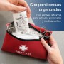 Active Era Kit de Primeros Auxilios Premium 120 Piezas - Incluye vendas, apósitos, tijeras metálicas extra fuertes y manta de