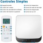 COMFEE Penguin Portable Air Conditioner 7000 BTU/1800 Frigoriías Breezy Cool Pro – Air Conditioner Without Outdoor Unit, Low