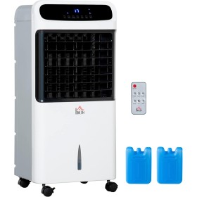 HOMCOM Evaporative Climate Control Low Consumption 4 in 1 Humidifier Climate Control Negative Ion Tank 12L Remote Control 3
