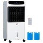 HOMCOM Evaporative Climate Control Low Consumption 4 in 1 Humidifier Climate Control Negative Ion Tank 12L Remote Control 3