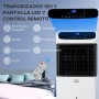HOMCOM Evaporative Climate Control Low Consumption 4 in 1 Humidifier Climate Control Negative Ion Tank 12L Remote Control 3