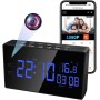 UYIKOO Cámara Espía Oculta WiFi, 5G/2,4G WiFi Mini Camaras Espias Despertador 1080P HD, 120° Reloj con Cámara Inalambricas