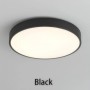 Luz LED de techo nórdica, lámpara Circular de grano Macaron, dormitori