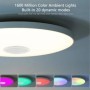 Luz de techo inteligente RGB, luz LED con altavoz, 30W, 36W, Audio, re