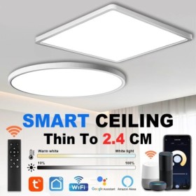 Luz LED de techo moderna para el hogar, lámpara interior con Panel de 