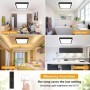 Luz LED de techo moderna para el hogar, lámpara interior con Panel de 