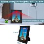 ZGSZ Marco de Fotos Cámara Oculta, Mini WiFi Cámara Oculta WiFi HD 1080P Cámara Espía, 2 en 1 Marco de Fotos Cámara Espía con